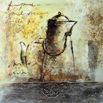 Textured Utensils oil painting